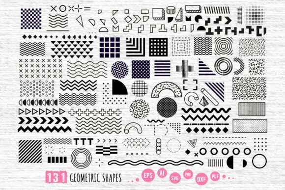 Basic Circular Geometric Shapes SVG Set: Clean Graphics for Modern Branding