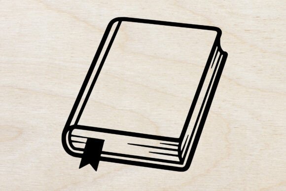 Closed Book Outline SVG: An Embroidery Review