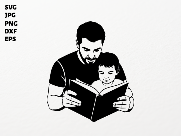 Father Son Reading SVG for Cricut: Graphics & Crafts Review