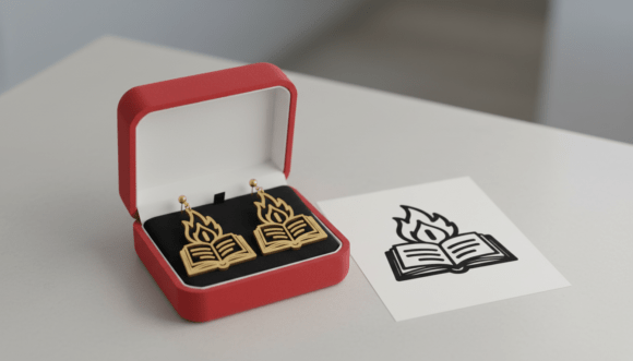Flame Book Earring Laser Cut File: A Designer’s Honest Review