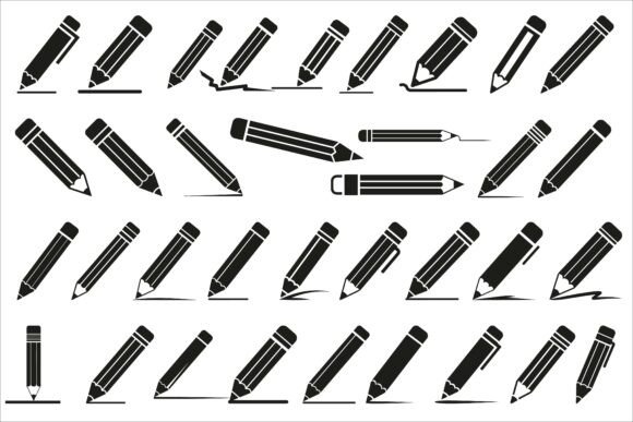 Minimal Pencil Line Graphics for Modern Crafts Branding