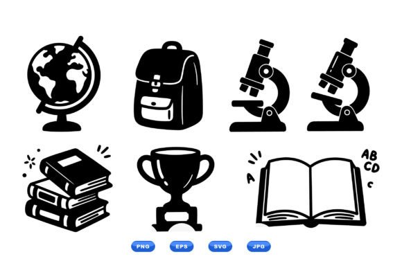 Review: School Study Icon Vector Pack for Bloggers & Digital Publishers