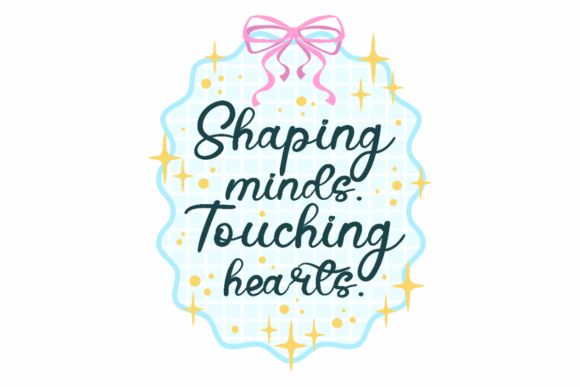 Shaping Minds Hearts: Elegant Graphics for Crafts & Creative Sellers