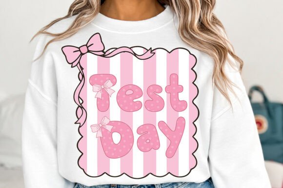 Test Day SVG & Coquette Teacher PNG Graphics